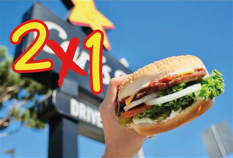 Carl´s Jr Lanzará Promoción 2x1 En México Estos Días