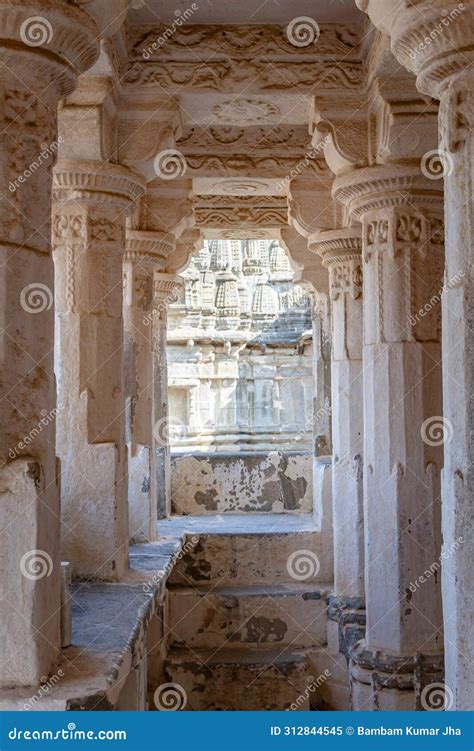 Ancient Temple Pillars Unique Architecture at Morning Stock Image ...