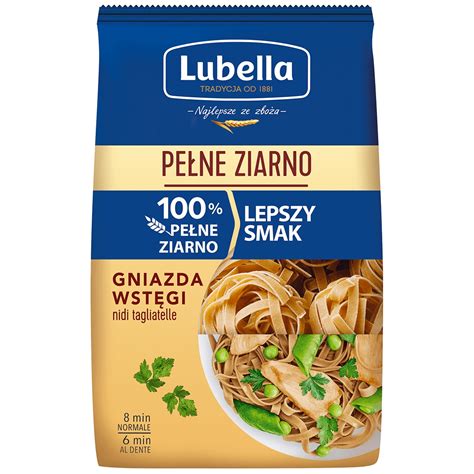 LUBELLA Makaron Pełne Ziarno Gniazda Wstęgi 400g 11816522280 Allegro pl