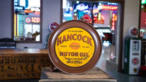 Hancock Motor Oil Rocker Oil Can For Sale At Auction Mecum Auctions