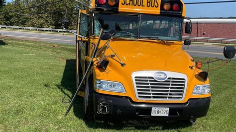 School Bus Driver Arrested For Dui After Crashing Into Telephone Poles