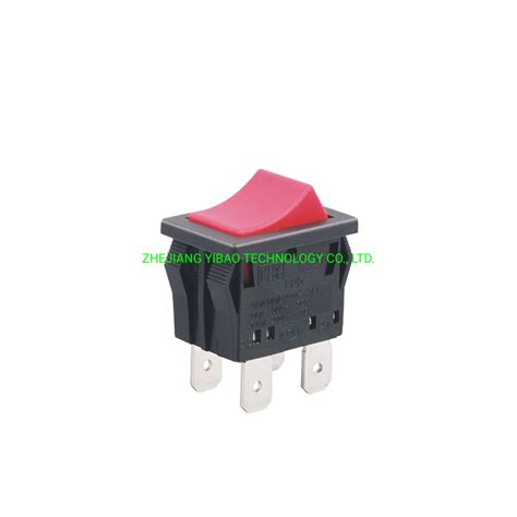 Kcd1 Rocker Switch 250VAC 8 T125 5e4 Kcd Timer 4 Pin Rocker Switch