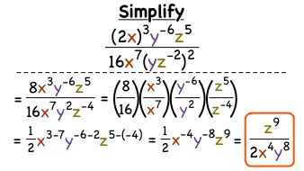 Simplifying With Negative Exponents Math ShowMe Atelier Yuwa Ciao Jp