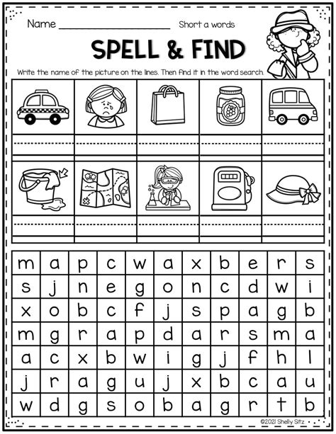 Phonics Worksheets for 1st Graders Online - SplashLearn - Worksheets ...