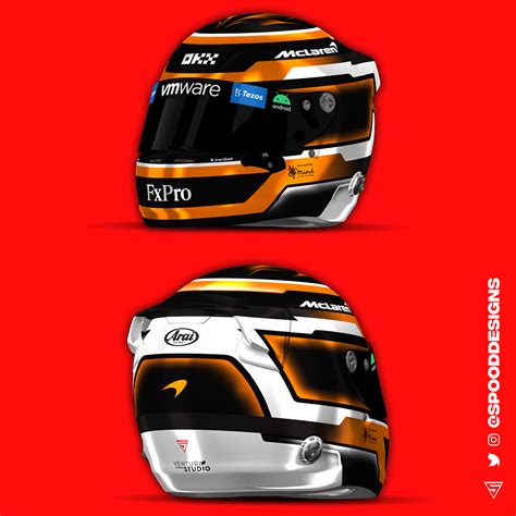 Modern McLaren Career Helmet 2022 | spood | OverTake.gg (Formerly ...