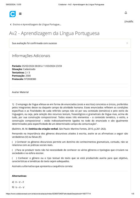 Colaborar Av Aprendizagem Da L Ngua Portuguesa