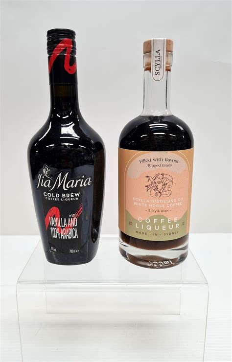 Lot A Bottle Marked Scylla Coffee Liqueur And Tia Maria Dark Liqueur 700ml