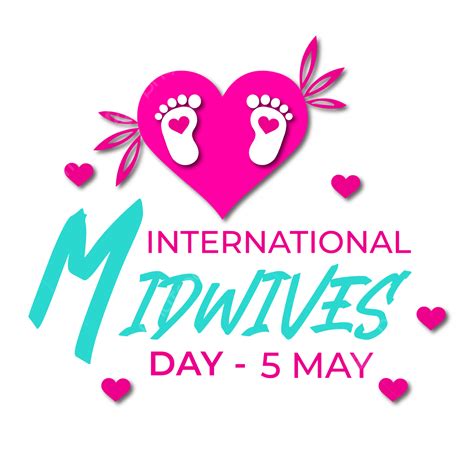 International Midwives Day With Heart Design Free Vector And Png