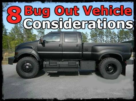 8 Bug Out Vehicle Considerations » The Preppers Life Survival Prepping, Emergency Preparedness ...