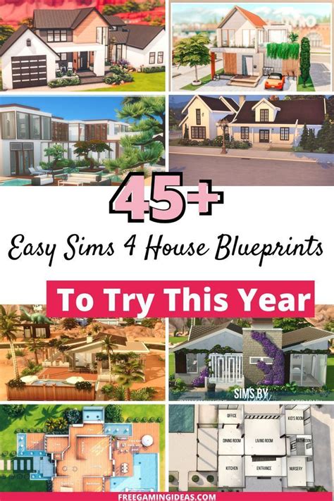 45 Easy Sims 4 House Layouts To Try This Year Sims 4 Floor Plans Artofit