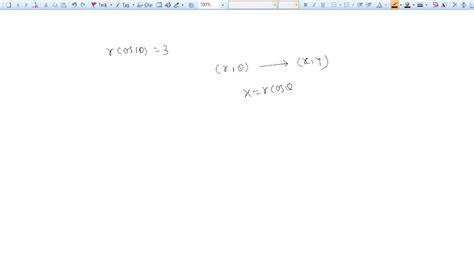 Solved Find Cartesian Equation For The Curve And Identify It Cos 28 Limacon Parabola