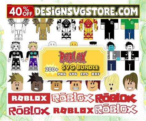 Roblox Font Roblox Svg Roblox Svg Files For Cricut Fonts Etsy