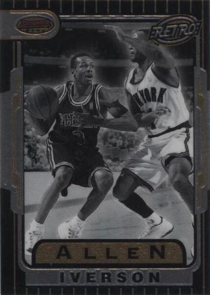 1996 97 Bowman S Best Retro TB13 Allen Iverson RC For Sale Online