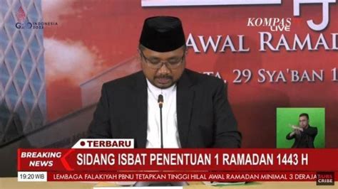 Hasil Sidang Isbat Diumumkan Malam Ini Penentuan Idul Fitri Dari