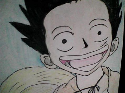 one piece- luffy smile by muppenxD on DeviantArt