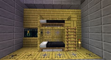 How To Make A Bunk Bed In Minecraft Easy Hanaposy