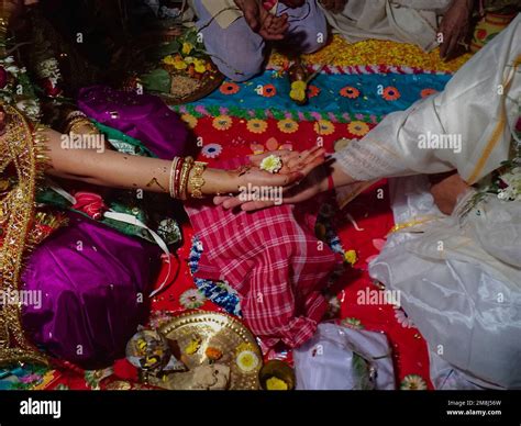 indian hindu marriage rituals on wedding day Stock Photo - Alamy