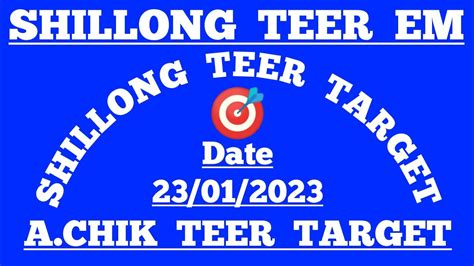 Shillong Teer Shillong Teer Target Achik Teer Achik Teer