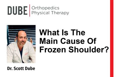 Nashville TN What Is The Main Cause Of Frozen Shoulder Dube