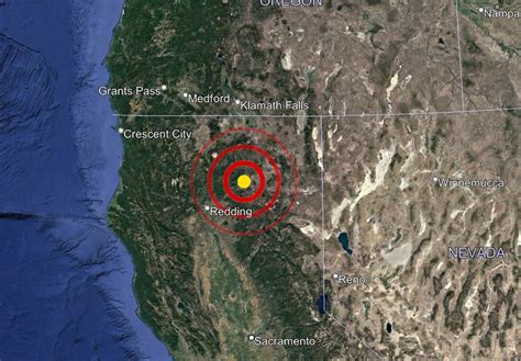 Earthquake Strikes Shasta County Kobi Tv Nbc5 Koti Tv Nbc2