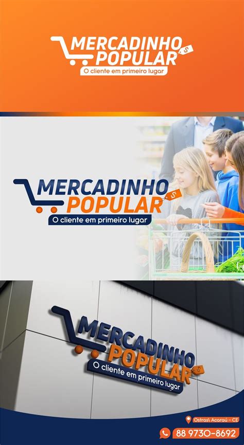 Logo Para Mercadinho Popular Design De Supermercado Logotipo De