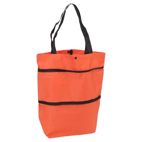 Hurrise Chariot De Magasinage Panier Pliable Sac Grande Capacit Zipper