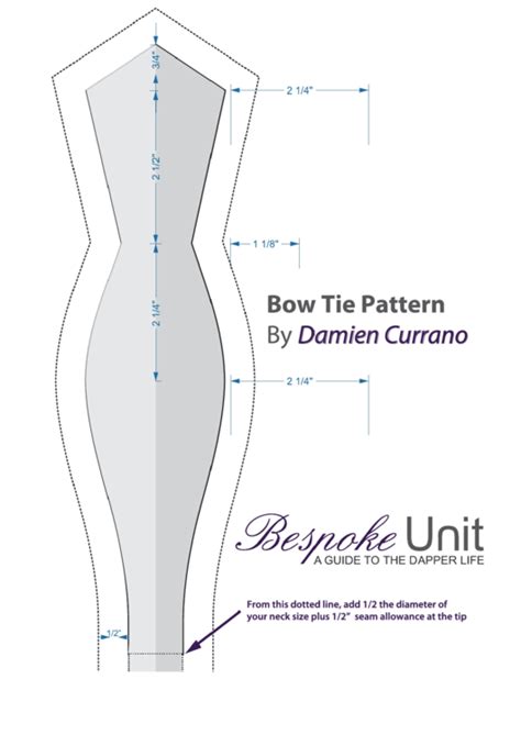 Bow Tie Pattern Printable pdf | Bowtie pattern, Tie pattern, Tie pattern free