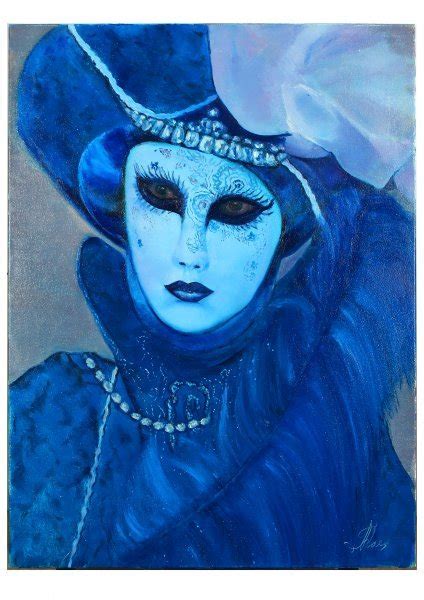 Картина «Венеційська маска», Олена Носкова - Jose Art Gallery