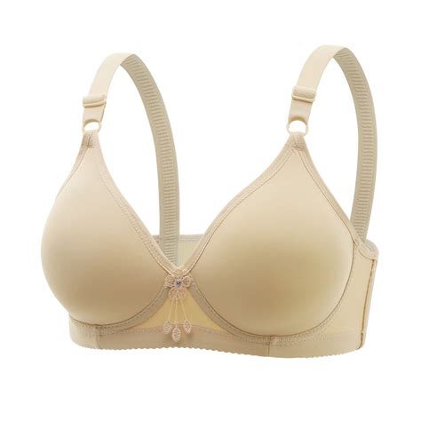 Patlollav Summer Bras Clearance Womens Bra Soild Color Wire Free