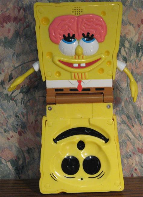 Spongebob Squarepants Kids Touch Tone Flip Phone Telephone Wired 2008