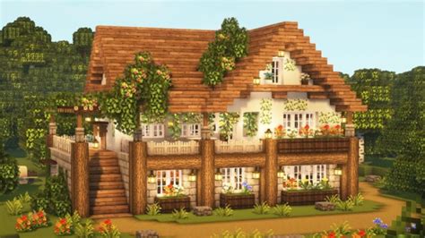 10+ Best Oak Minecraft House Ideas - TBM | TheBestMods