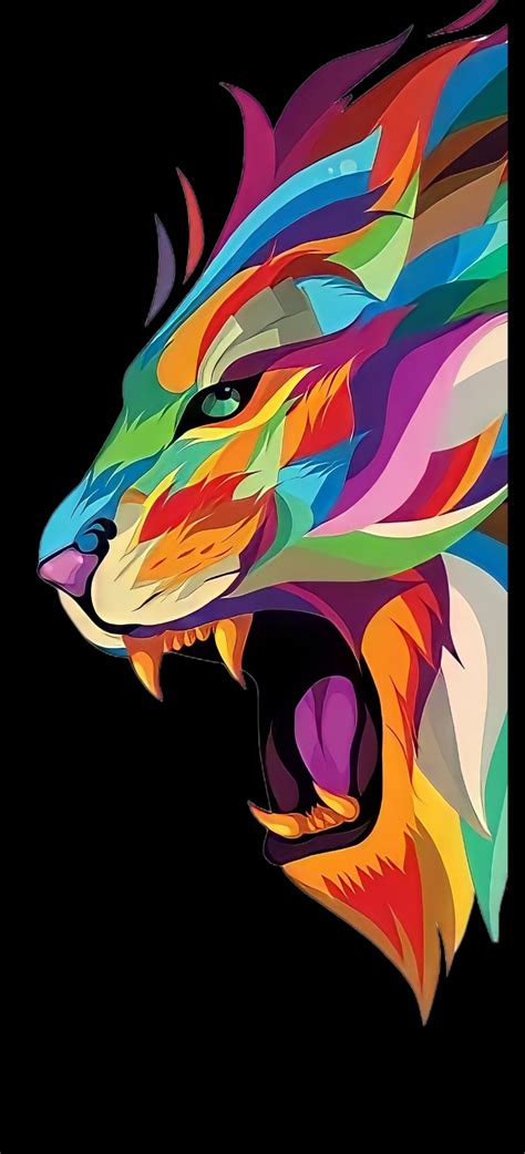 Amoled Lion Wallpapers 4k Hd Amoled Lion Backgrounds On Wallpaperbat