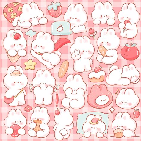 Adorable 150 Cute Chibi Kawaii Bunny For Cute Animal Lovers