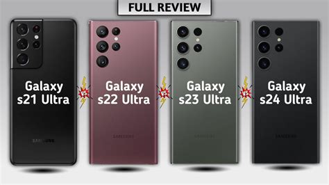 Samsung Galaxy S21 Ultra Vs Samsung Galaxy S22 Ultra Vs Samsung Galaxy