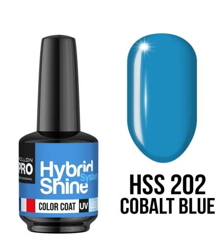 Cobalt Blue Lakier Hybrydowy Hybrid Shine System Color Uv Led