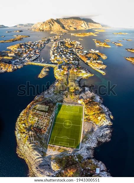 Amazing Henningsvaer Football Stadium On Island Stock Photo 1943300551 | Shutterstock