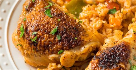 Easy Mexican Arroz Con Pollo Recipe With Cheese Sauce