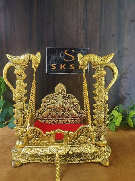 Buy Sksm Handcrafted Oxidised Jhula For Laddu Gopal Ji Lord Swing