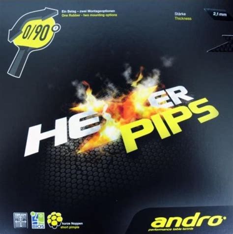 Andro Hexer Pips | TableTennisDaily