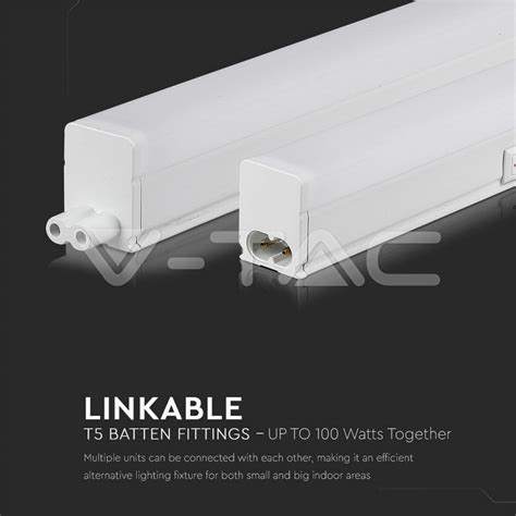 LED Fixtures 7W LED Batten Fitting SAMSUNG Chip T5 60cm 4000K