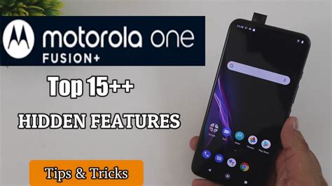 Motorola One Fusion Plus Top Hidden Features Tips Tricks Best