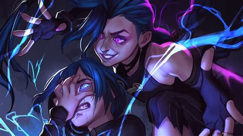 Arcane (League Of Legends) - Jinx & Powder 2K wallpaper download