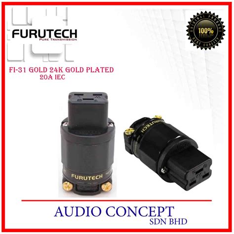 Furutech F G K Gold Plated A Iec Audio Concept