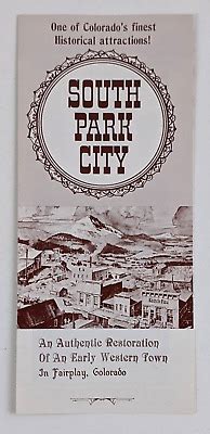 1950s Fairplay Colorado South Park City Old West Town Vintage Travel