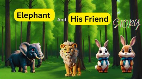 A Elephant And His Friends Storykidsenglishstories786 Moral Stories