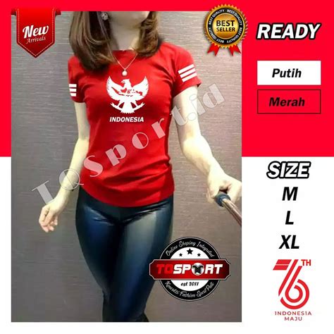 Jual Logo Garuda Baju Kaos Fitnes Lari Gym Olahraga Senam Wanita