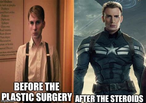 Captain America Before After Imgflip