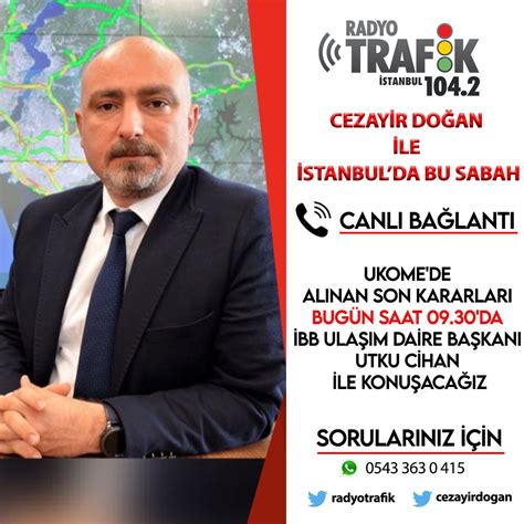 Radyo Trafik İstanbul 104 2 on Twitter UKOME de alınan son kararları