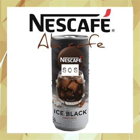 Jual Nescafe Ala Cafe Ready To Drink Ice Black Kaleng Ml Shopee