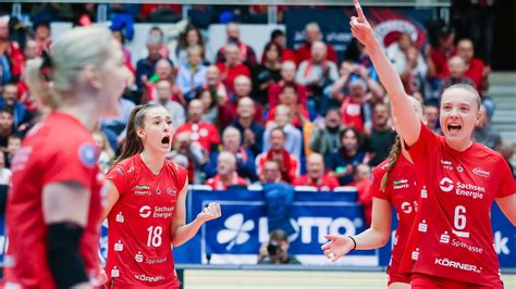 Dsc Volleyballerinnen Schlagen In Der Liga Zur Ck Sieg Beim